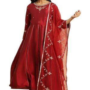 W for Woman Women Viscose Rayon Kurta Pant With Dupatta