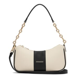 Miraggio Bella Colorblocked Shoulder Bag with Adjustable and Detachable Sling Strap for Women | Stylish Crossbody Bags For Women | Ladies Shoulder Purse